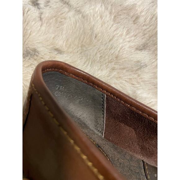 Born Concepts closed brown leather comfort clog size 7M - Picture 3 of 6